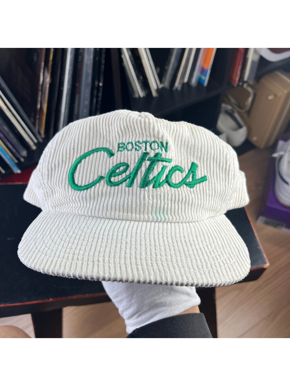Vintage Boston Celtics Script Sports Specialties Hat